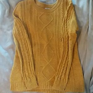 Old Navy mustard sweater